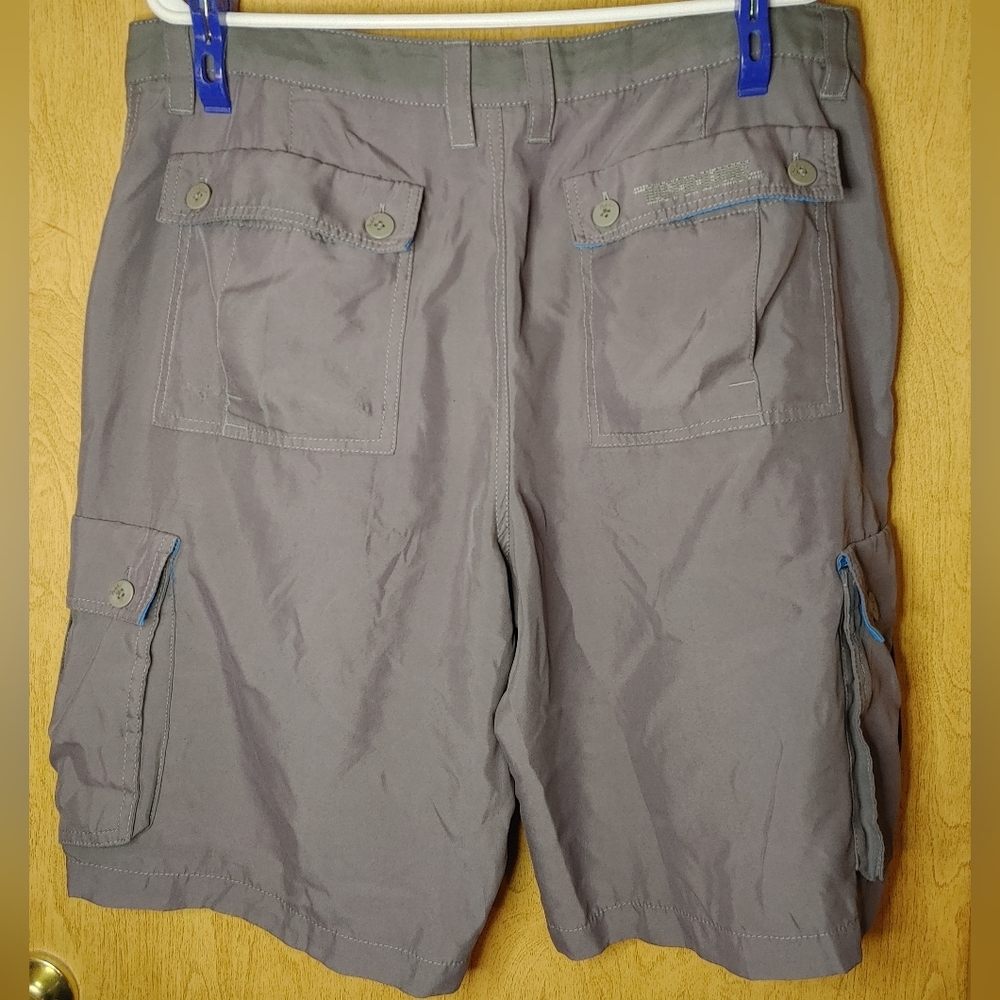 Tony Hawk Men's Gray Cargo Shorts 36 - Picture 2 of 8